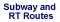 Subway/RT Routes